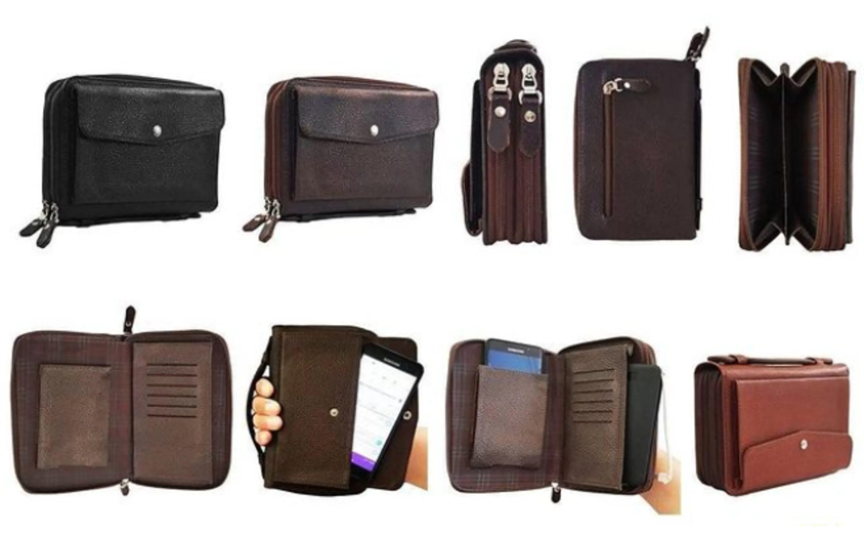 کیف چرم پاسپورتی دستی 